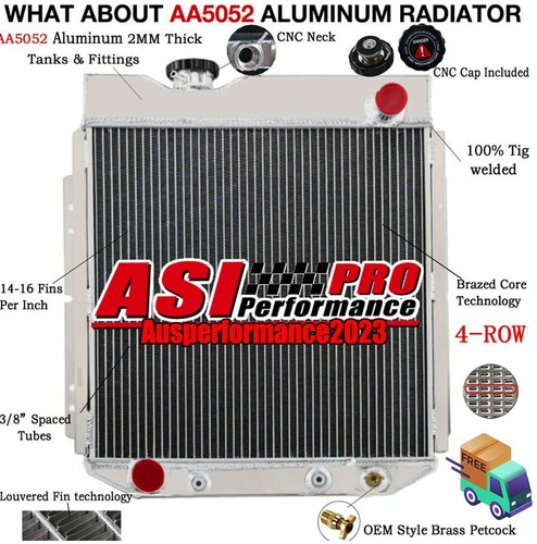 Row core radiator - radiator, for